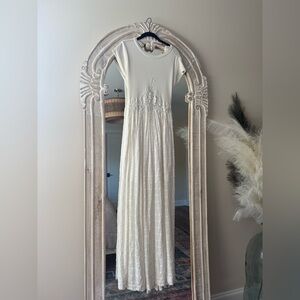 Free People Cream Serenity Maxi Dress